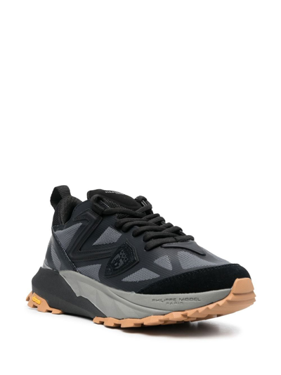 Philippe Model Rocx Low-top Sneakers In Black