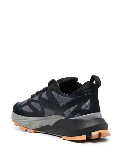 Shop Philippe Model Paris Rocx Low-top Sneakers In Black