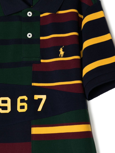 Polo Ralph Lauren Striped Cotton Polo Shirt In Multicolour