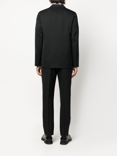 Shop Jil Sander Single-breasted Button Suit In Black