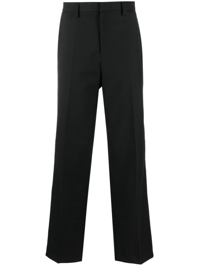 Misbhv Mid-rise Straight-leg Trousers In Black