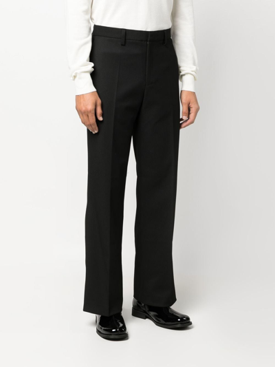 Misbhv Mid-rise Straight-leg Trousers In Black