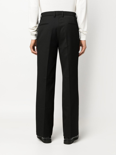 Misbhv Mid-rise Straight-leg Trousers In Black