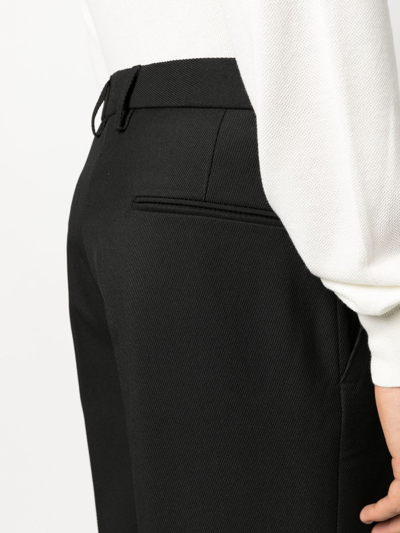 Misbhv Mid-rise Straight-leg Trousers In Black