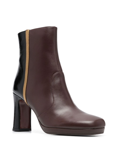 Shop Chie Mihara Ukeda Leather Boots In Brown