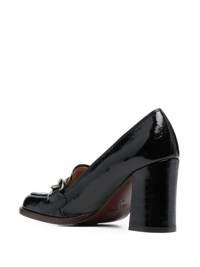 Shop Chie Mihara Xanco Leather Pumps In Black