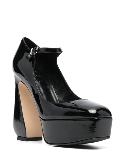 Shop Si Rossi 125mm Platform Pumps In Black