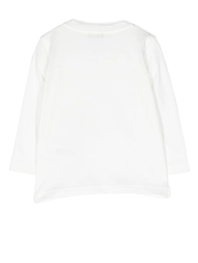 Shop Il Gufo Cotton Reindeer-print T-shirt In White