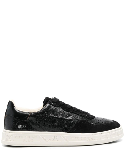 Shop Premiata Quinn Low-top Sneakers In Black