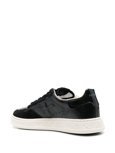 Shop Premiata Quinn Low-top Sneakers In Black