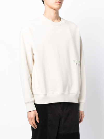 Shop Five Cm Heavenly Days Logo-patch Sweatshirt In Neutrals