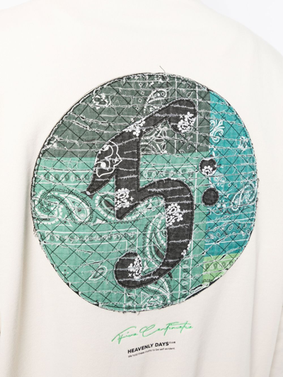 Shop Five Cm Heavenly Days Logo-patch Sweatshirt In Neutrals