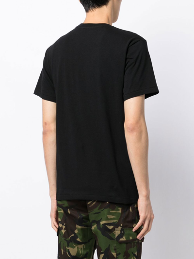 Shop A Bathing Ape Logo-print T-shirt In Black