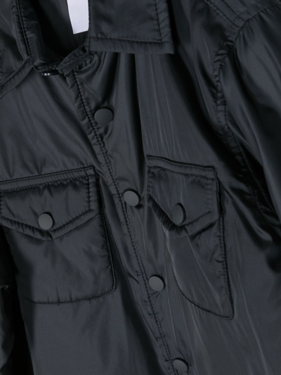 Aspesi Satin-effect Shirt Jacket In Blue