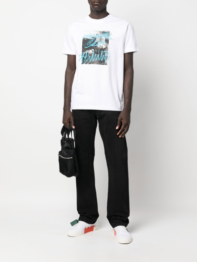 Shop Off-white Graphic-print T-shirt In White