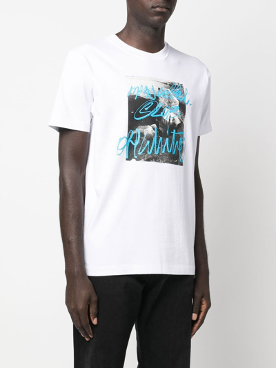 Off-white Graphic-print T-shirt In White