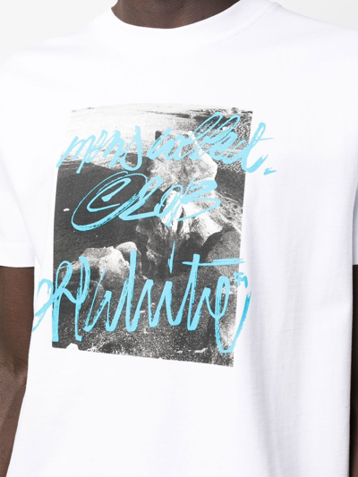 Off-white Graphic-print T-shirt In White