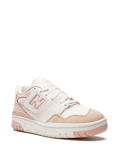 New Balance Embossed-logo Low-top Sneakers In White