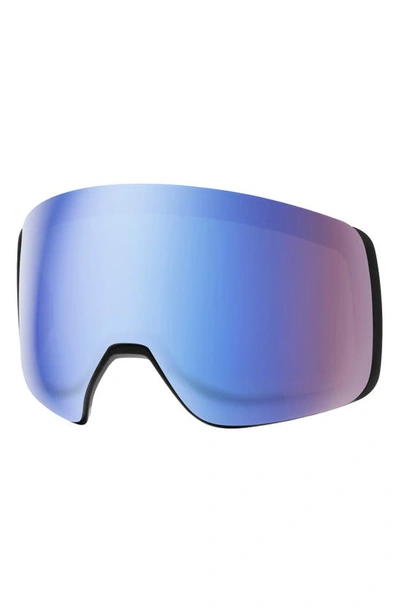 Shop Smith 4d Mag™ 155mm Special Fit Snow Goggles In Lapis / Chromapop Green Mirror
