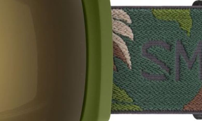 Shop Smith I/o Mag™ 185mm Snow Goggles In Olive Camo / Black Gold