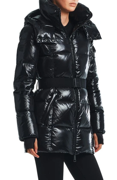 Sam Savannah Quilted Puffer Jacket In Jet