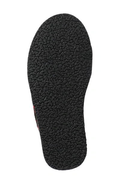 Revitalign Alder Faux Shearling Orthotic Slipper In Red