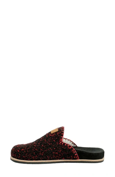 Revitalign Alder Faux Shearling Orthotic Slipper In Red