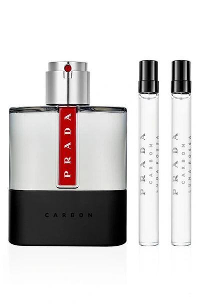 Prada Luna Rossa Carbon Eau De Toilette Set Usd $150 Value | ModeSens