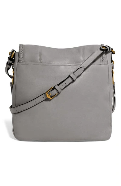 Shop Aimee Kestenberg All For Love Convertible Leather Shoulder Bag In Steel Grey