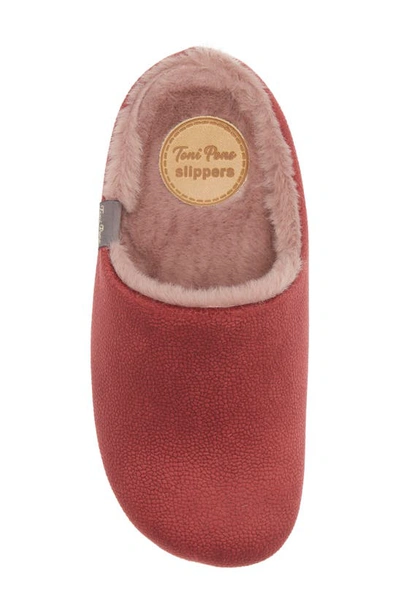 Shop Toni Pons Mosul Faux Fur Lined Slip-on Shoe In Vi Burgundy