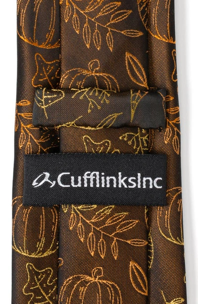Shop Cufflinks, Inc Fall Spice Silk Blend Tie In Brown
