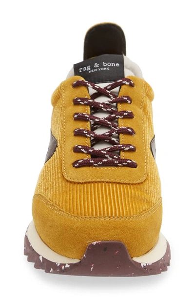 Rag & Bone Retro Recycled Runner Sneakers In Golden