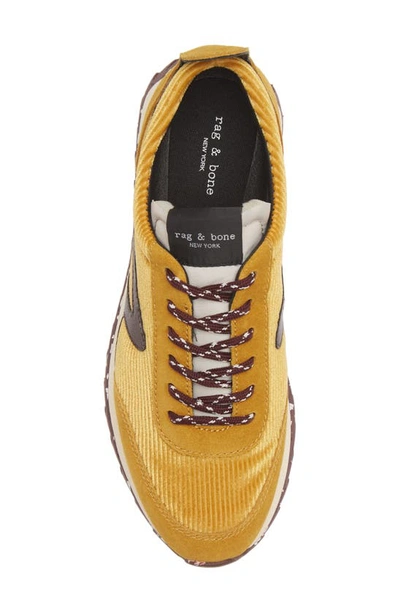 Rag & Bone Retro Recycled Runner Sneakers In Golden