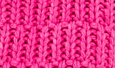 English Factory Chunky Cap Sleeve Sweater In Fuchsia