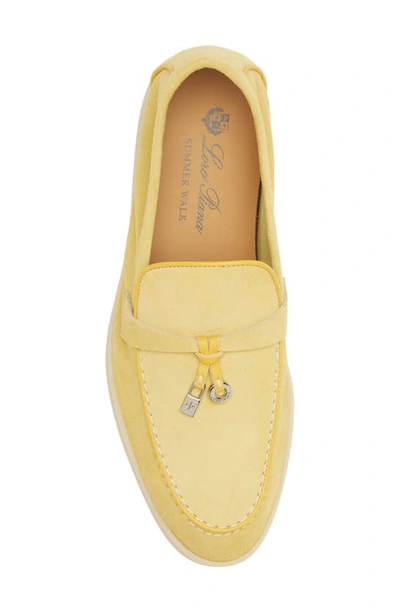 Shop Loro Piana Summer Charms Loafer In Buttercup Yellow