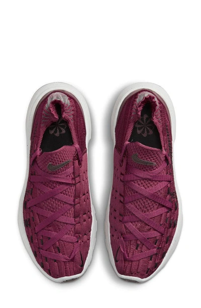 Nike Space Hippie 04 Sneaker In Sweet Beet/ Black/ Red/ Dust
