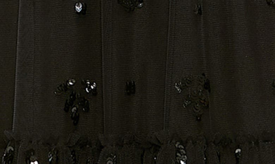 Shop Mac Duggal Sequin Ruffle Hem Cocktail Minidress In Black