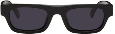 Shop Anine Bing Black Otis Sunglasses