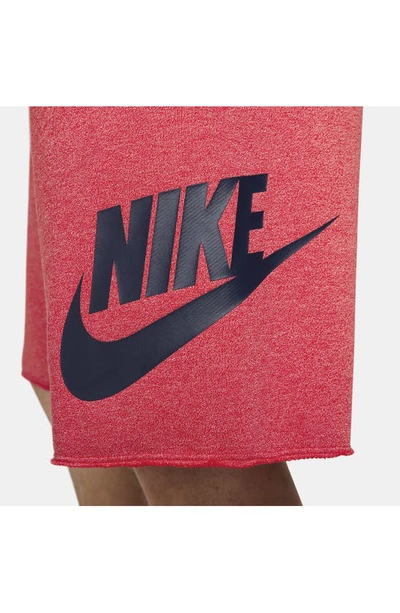 Shop Nike Sportswear Sport Essentials Shorts In University Red/ Heather