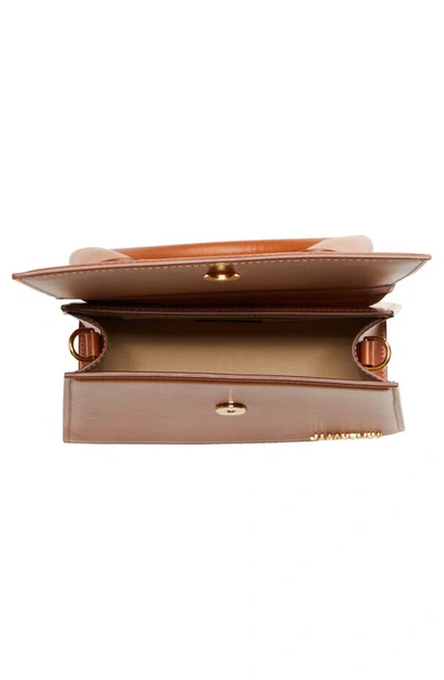 Jacquemus Le Grand Chiquito Leather Top Handle Bag In Light Brown