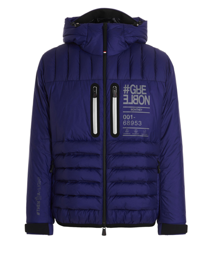 Shop Moncler Monthey Down Jacket In Blue