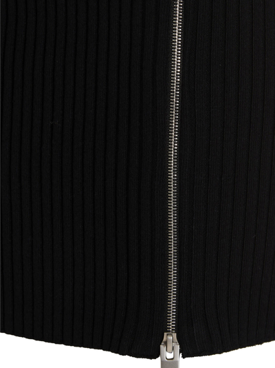 Shop Alyx Ribbed Knit Skirt In Black