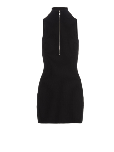 Shop Alyx Ribbed Knit Dress In Black