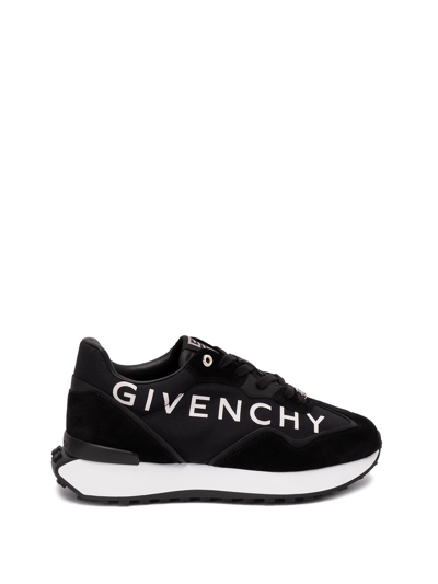 Shop Givenchy `giv` Runners In Nero