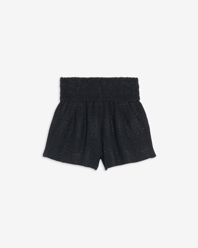 Shop Iro Hetani Tweed Shorts In Black