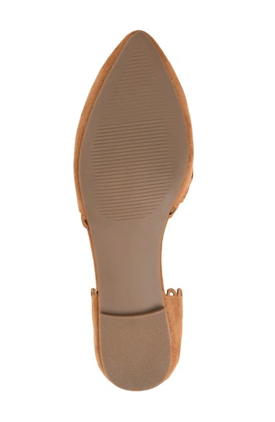 Journee Collection Collection Women's Jezlin Flat In Cognac