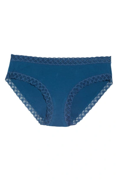 Shop Natori Bliss Cotton Girl Briefs In Cruise