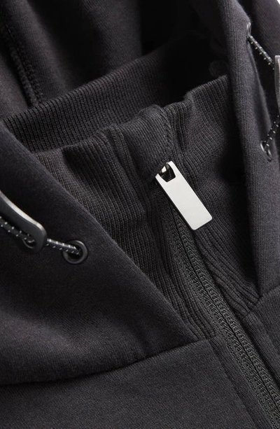 Shop Tomboyx Constant Zip Hoodie In Black