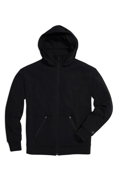 Shop Tomboyx Constant Zip Hoodie In Black