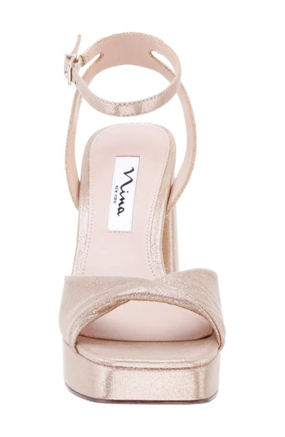 Nina Women's Stacie Platform Evening Sandal Women's Shoes In Taupe